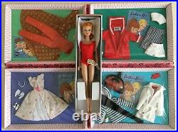 Mattel 2011 W3505 LET'S PLAY BARBIE Doll Reproduction Complete Set Redhead NRFB