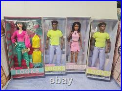 Mattel Barbie(4) LOOKS DOLL LOT (NEW)