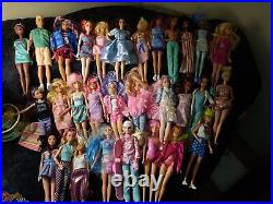 Mattel Barbie Lot Vintage And Modern 1990's 2000's lot of 32 7lbs of dolls