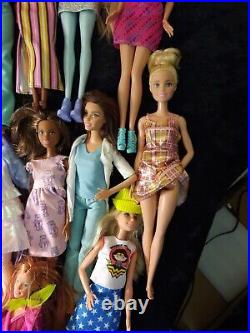 Mattel Barbie Lot Vintage And Modern 1990's 2000's lot of 32 7lbs of dolls