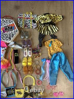 Mattel Hot Looks 18 Dolls Poseable With Clothes Lot Vintage 1986