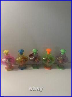 Mattel Liddle Kiddle Kologne Dolls in Bottles. Lot of 5