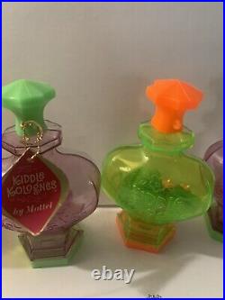 Mattel Liddle Kiddle Kologne Dolls in Bottles. Lot of 5