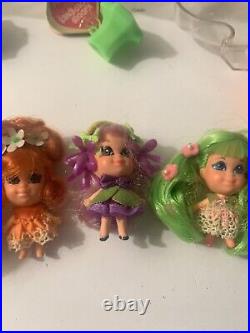 Mattel Liddle Kiddle Kologne Dolls in Bottles. Lot of 5