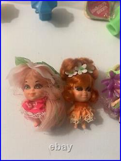 Mattel Liddle Kiddle Kologne Dolls in Bottles. Lot of 5