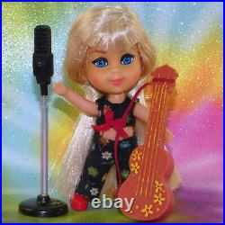 Mattel Liddle Kiddle Sears Exclusive BEAT A DIDDLE DOLL Shoes Guitar Microphone