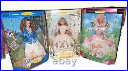 Mattel Mary had a Little Lamb, Tale of Peter Rabbit & Little Bo Peep Barbie Lot