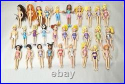 Mattel Polly Pocket mixed lot of dolls, clothes, shoes, accessories, furniture