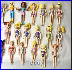 Mattel Polly Pocket mixed lot of dolls, clothes, shoes, accessories, furniture