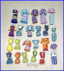 Mattel Polly Pocket mixed lot of dolls, clothes, shoes, accessories, furniture