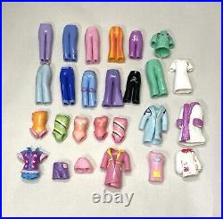 Mattel Polly Pocket mixed lot of dolls, clothes, shoes, accessories, furniture