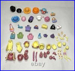 Mattel Polly Pocket mixed lot of dolls, clothes, shoes, accessories, furniture
