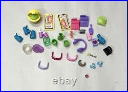 Mattel Polly Pocket mixed lot of dolls, clothes, shoes, accessories, furniture