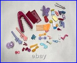 Mattel Polly Pocket mixed lot of dolls, clothes, shoes, accessories, furniture