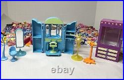 Mattel Polly Pocket mixed lot of dolls, clothes, shoes, accessories, furniture