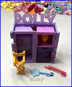 Mattel Polly Pocket mixed lot of dolls, clothes, shoes, accessories, furniture