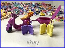 Mattel Polly Pocket mixed lot of dolls, clothes, shoes, accessories, furniture