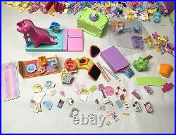 Mattel Polly Pocket mixed lot of dolls, clothes, shoes, accessories, furniture