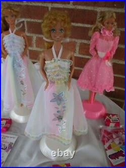 Mattel Superstar Era Happy Birthday Barbie Dolls 1980-1982-1983 De-Boxed