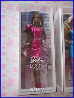 Mattel The Barbie Look City Shine Black Label 2014 Lot of 2 NRFB