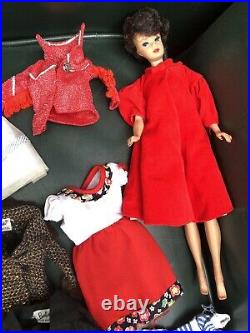 Mattel Vintage 1960s Barbie and Ken Dolls and Vinyl Cases