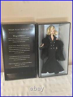 Midnight Tuxedo Barbie Doll 2001 Members' Choice, Twilight Gala Barbie NEW