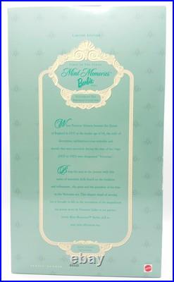 Mint Memories Barbie Doll Victorian Tea Porcelain Collection Limited Edition