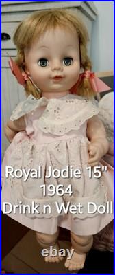 Mixed Lot of 6 Classic & Vintage Dolls (Horseman, Playmate, AEG, Remco, Royal)