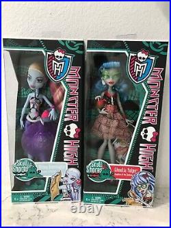 Monster High Dolls- Skull Shores Abbey Bominable & Ghoulia Yelps 2 Set New