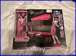 Monster High Draculaura Doll Jewelry Box Coffin 2010 Dead Tired MIB