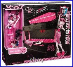 Monster High Draculaura Doll Jewelry Box Coffin 2010 Dead Tired MIB