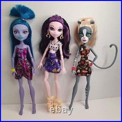 Monster High? Ghouls Getaway? ElissabatJane BoolittleMeowlodyLot Of 32015
