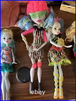 Monster High Home Ick Frankie Stein daughter of Frankeinstein 2011 Mattel LOT