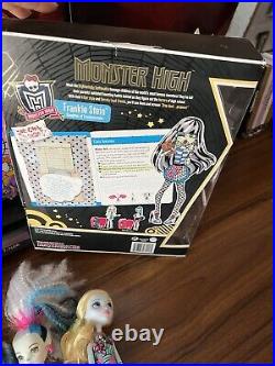 Monster High Home Ick Frankie Stein daughter of Frankeinstein 2011 Mattel LOT