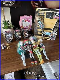 Monster High Home Ick Frankie Stein daughter of Frankeinstein 2011 Mattel LOT
