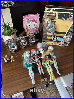 Monster High Home Ick Frankie Stein daughter of Frankeinstein 2011 Mattel LOT
