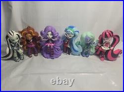 Monster High Vinyl Figs Lot 2014 Mattel Frankie Dracular Ghoulia Clawdeen & More
