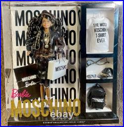 Moschino Barbie Doll #DNJ32 MATTEL 2015 Mint NRFB NEW BY JEREMY SCOTT 1/700
