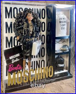Moschino Barbie Doll #DNJ32 MATTEL 2015 Mint NRFB NEW BY JEREMY SCOTT 1/700