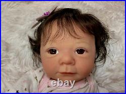 NEW 18 Hispanic BABY GIRL Felicia Gundrun Legler COA reborn artist Peg Spencer