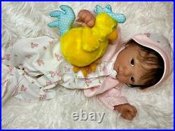 NEW 18 Hispanic BABY GIRL Felicia Gundrun Legler COA reborn artist Peg Spencer