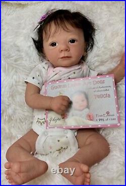 NEW 18 Hispanic BABY GIRL Felicia Gundrun Legler COA reborn artist Peg Spencer