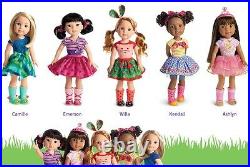 NEW American Girl Wellie Wishers COMBO OFFER of ALL 5 FRIENDS 14.5 Dolls