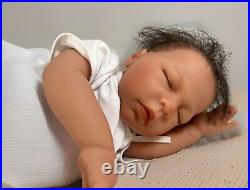 NEW Lee Middleton Doll Breath Of Life Baby Nathan 17 #605 Mint In Box