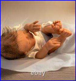 NEW Lee Middleton Doll Breath Of Life Baby Nathan 17 #605 Mint In Box