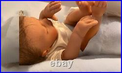 NEW Lee Middleton Doll Breath Of Life Baby Nathan 17 #605 Mint In Box