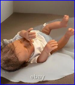 NEW Lee Middleton Doll Breath Of Life Baby Nathan 17 #605 Mint In Box