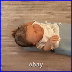 NEW Lee Middleton Doll Breath Of Life Baby Nathan 17 #605 Mint In Box