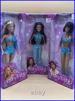 NIB 2001 Hasbro Destiny's Child Barbie Dolls Lot Of 3 Beyonce, Michelle & Kelly