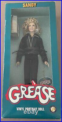 NIB 2002 The Franklin Mint GREASE Sandy 16 Vinyl Portrait Doll & Watch Tix Stub